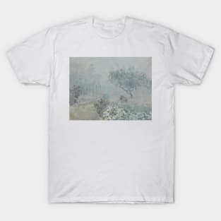 Fog, Voisins by Alfred Sisley T-Shirt